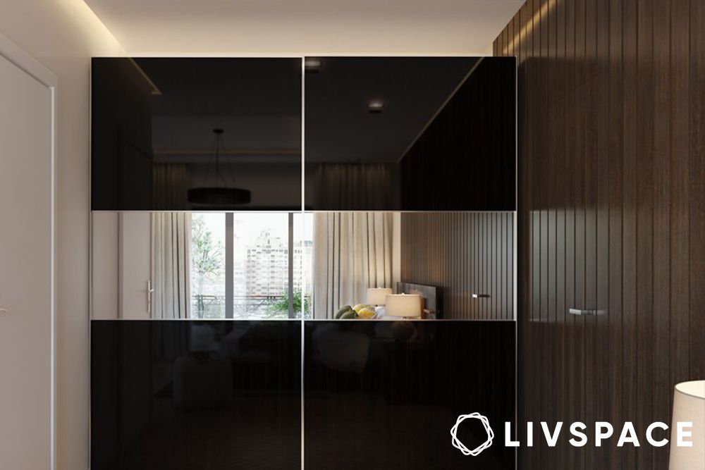 high-gloss-wardrobe-design-with-mirror