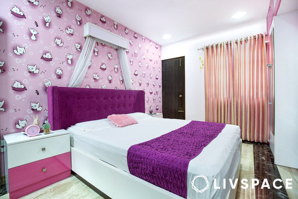 purple-pink-two-colour-combination-for-bedroom-walls