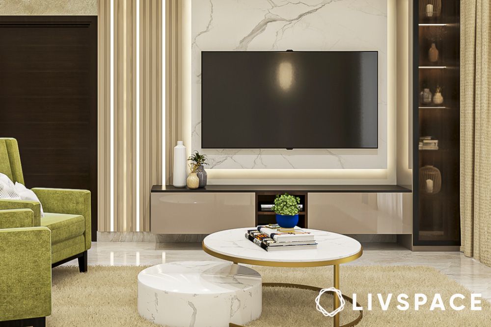 marble tv panel design for living room