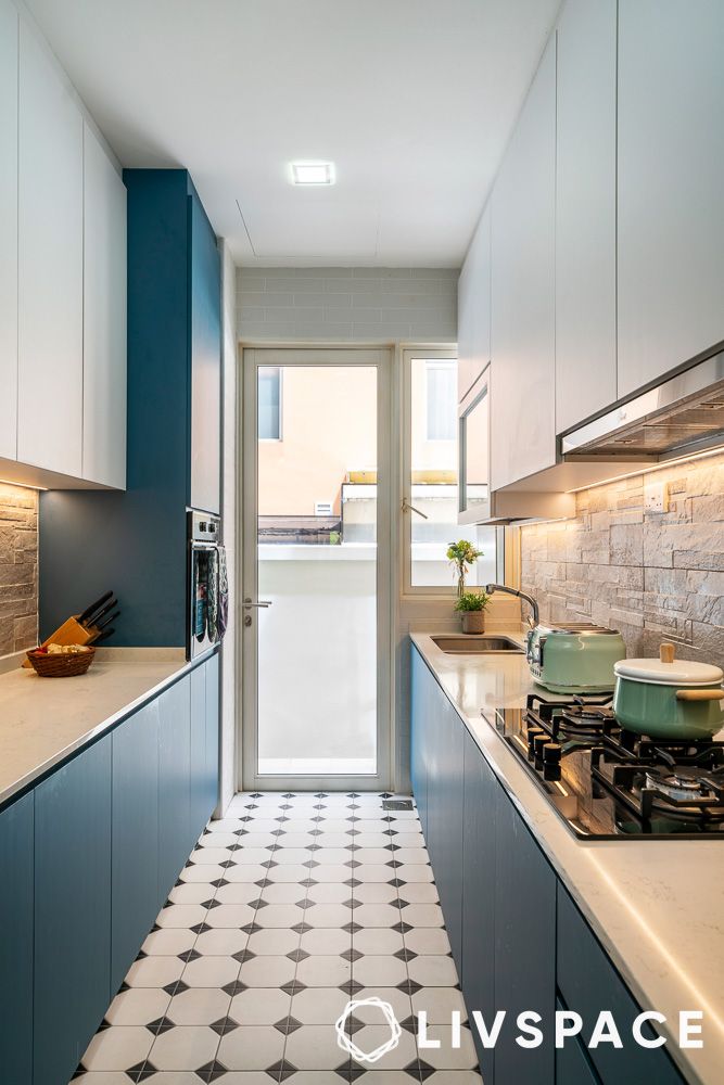 diamond tile kitchen flooring