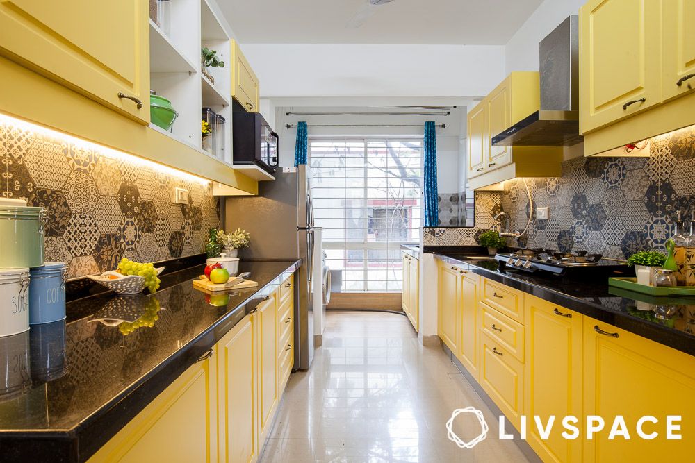 yellow cabinets for the kitchen