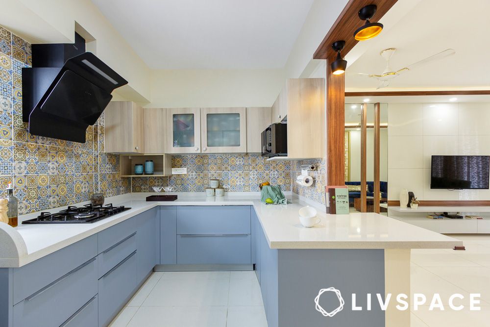 powder blue cabinets