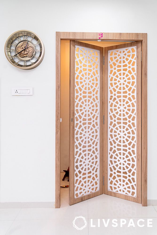pooja room door design