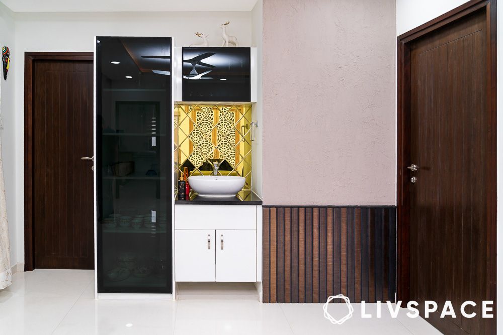 metallic accents