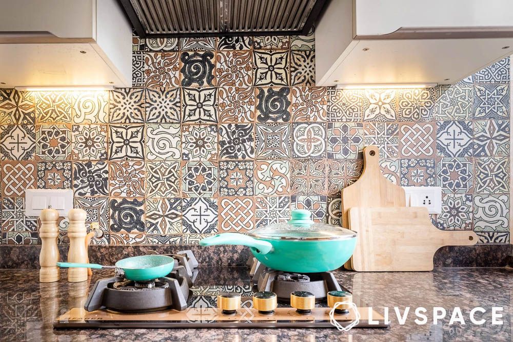 indian interior design styles for kitchen backsplash