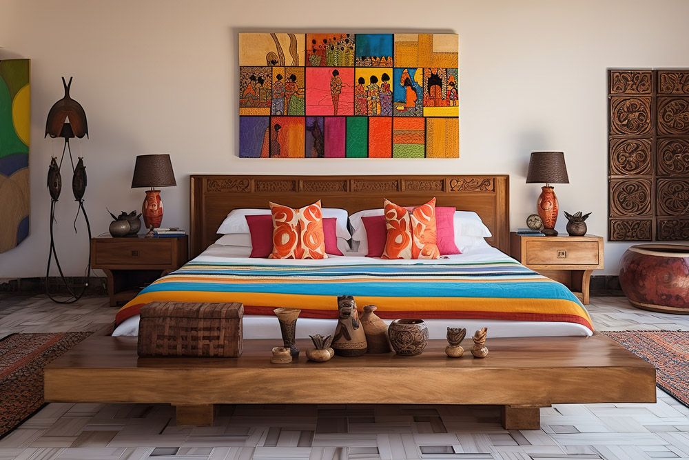 interior design ideas indian style for small homes with folk art