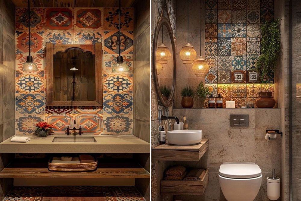 modern indian interior bathroom design