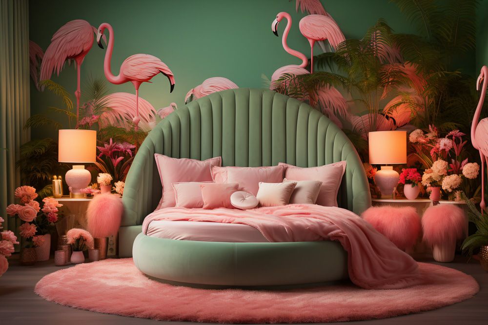 sage-green-bedrooms-ideas-with-flamingo-pink