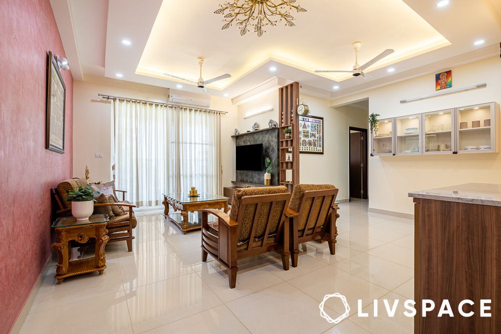 living room false ceiling rate in kolkata