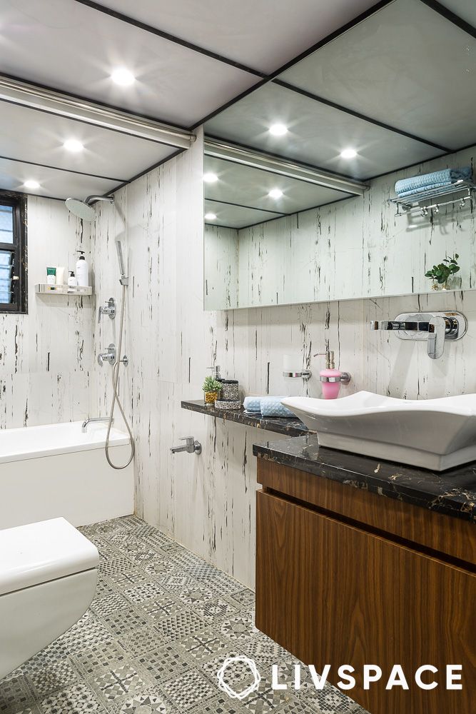 bathroom false ceiling cost per sq ft in kolkata