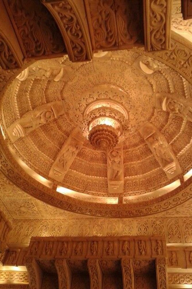 false ceiling pandal dome replica