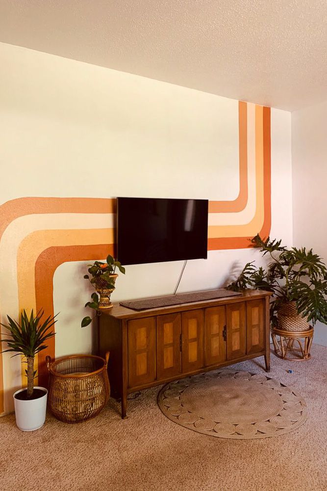 boho-mural-with-acrylic-paint