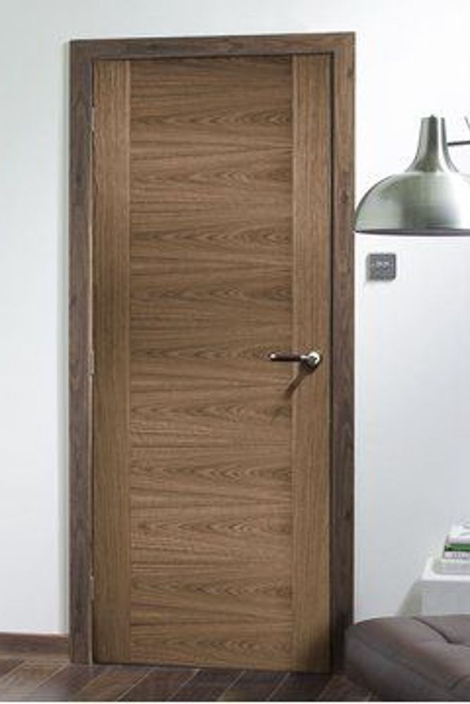 Flat Cut veneer wood door design