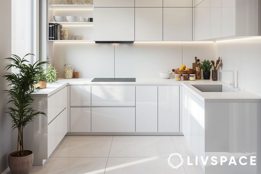 white kitchen design idea for home
