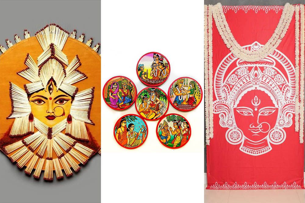 dussehra decoration ideas for home with handcraft