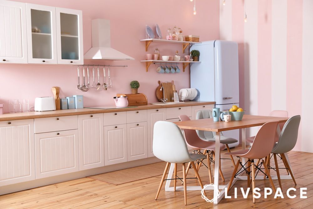 pink kitchen colour as per vastu