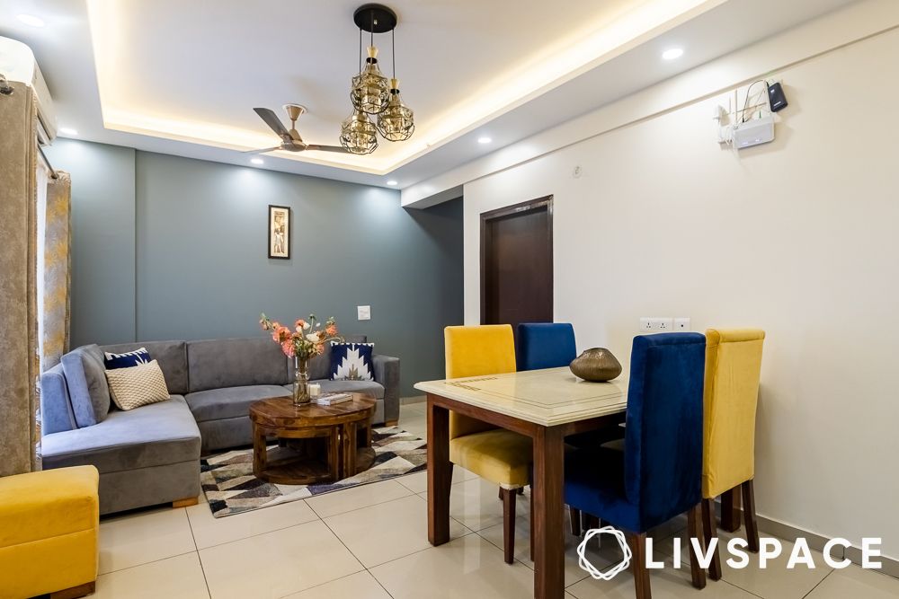 5 to 10 lakh house design in neutral shades