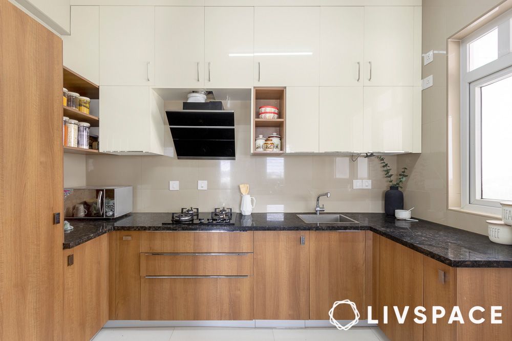 wooden modular kitchen design idea