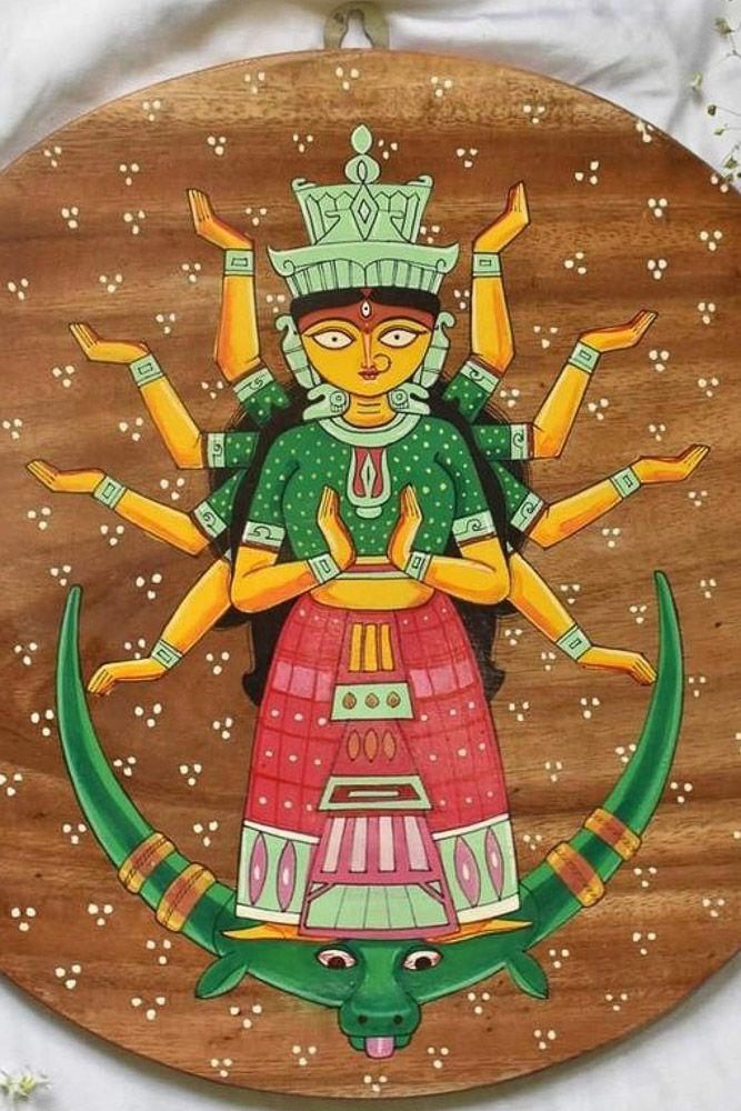 durga puja wall decor