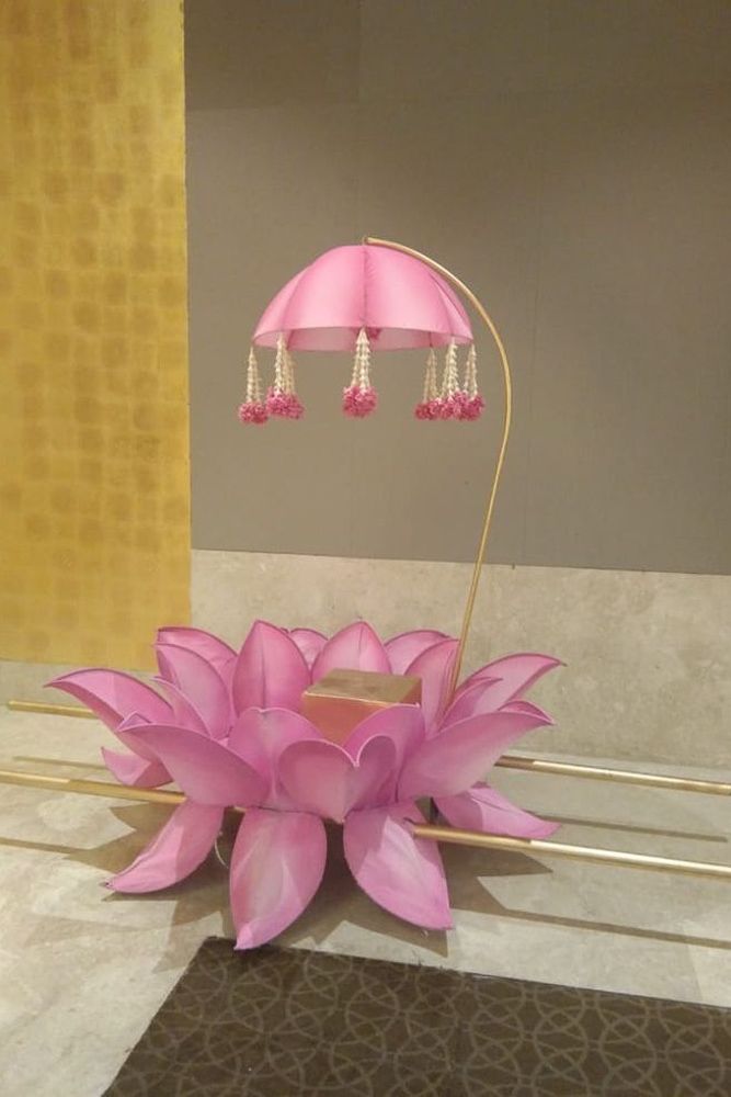 corner piece for durga puja decoration at home