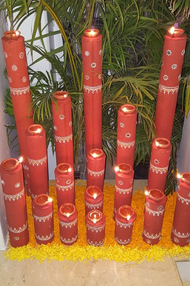 mandana lamp for festive decor