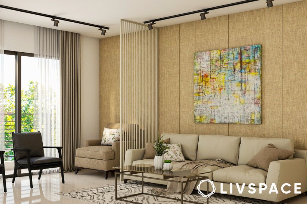 suede finish texture in living room
