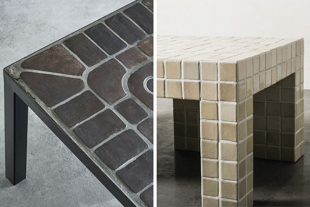 Ceramic coffee tables