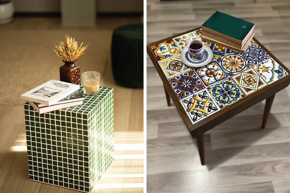Ceramic coffee table