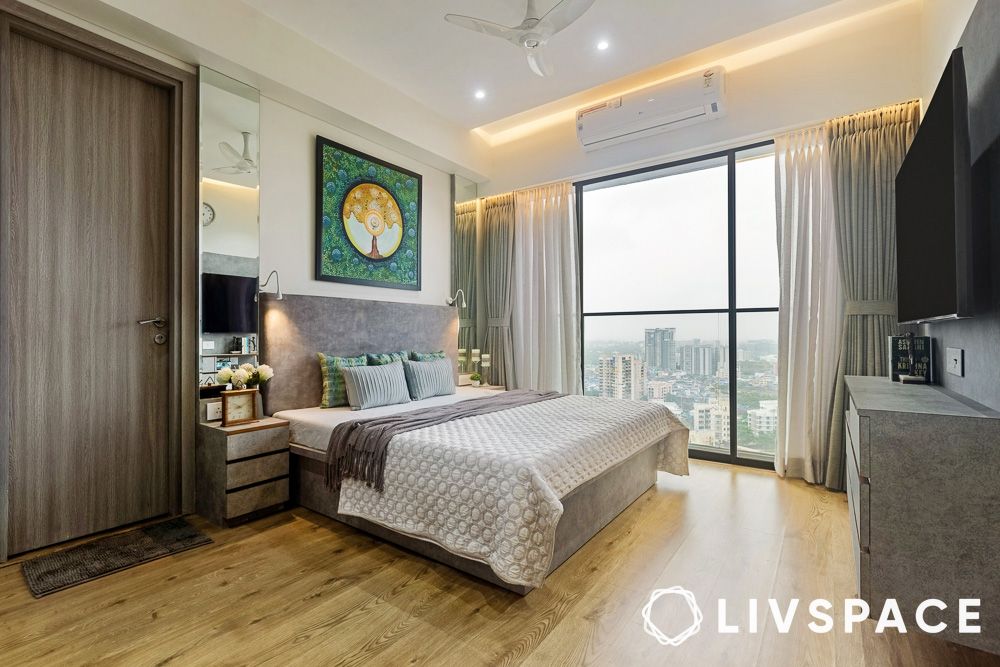 wooden flooring in simple room design