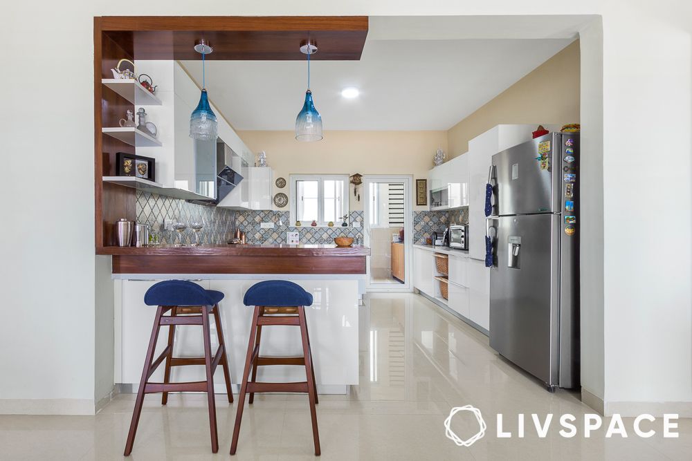 modular kitchen with breakfast bar modular kitchen