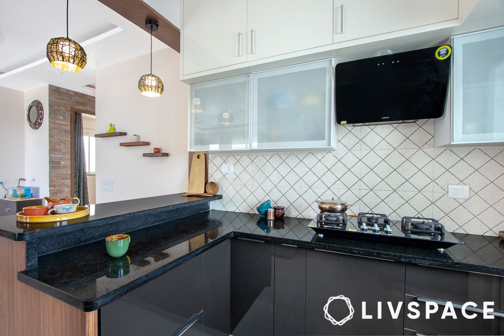 counter design in modular kitchen in pune