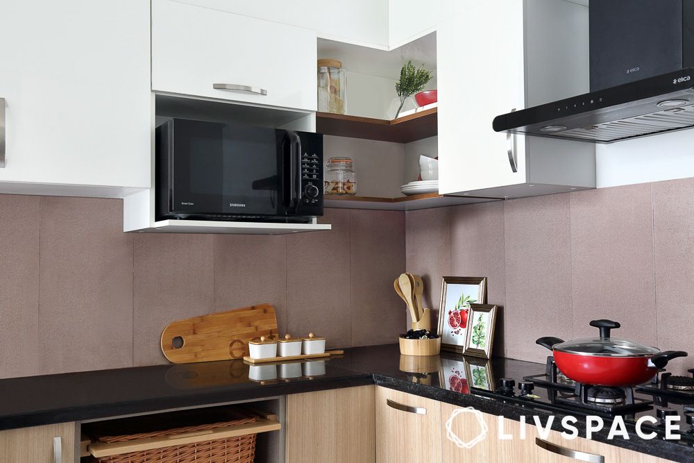 corner cabinets reduce modular kitchen cost in mumbai