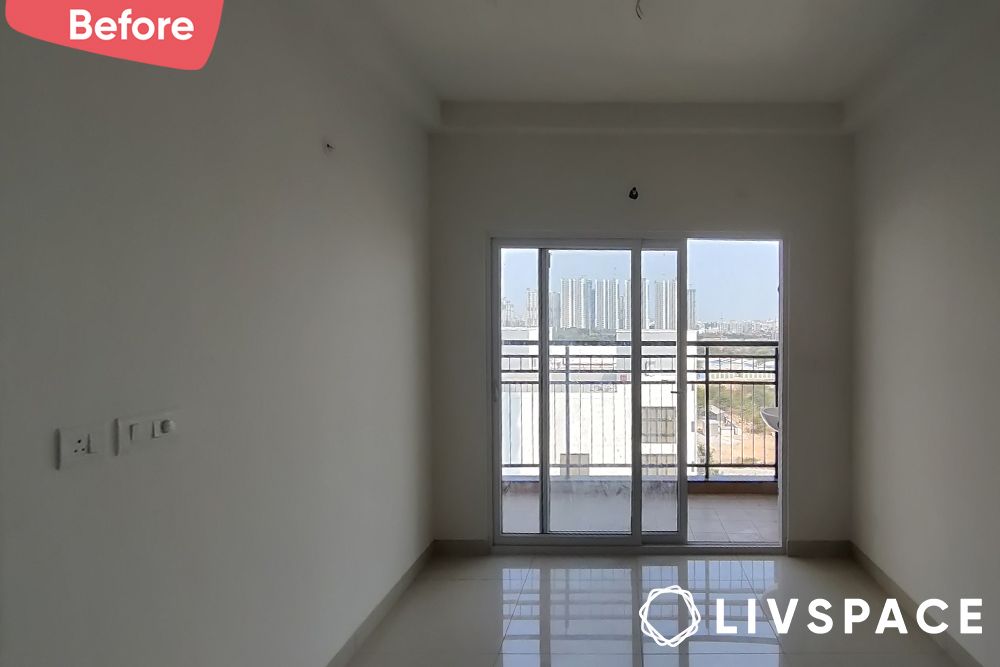 hall of a 3BHK prestige tranquil apartment