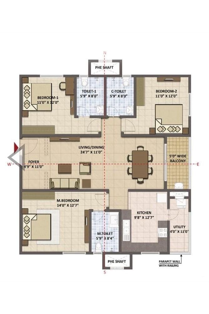 Prestige Tranquil floor plan