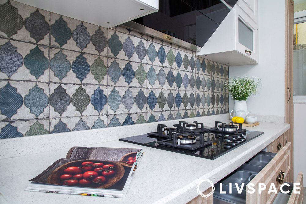indian motifs kitchen tiles design latest