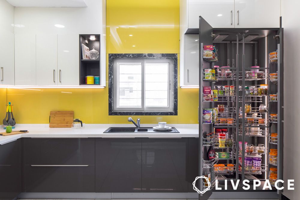 tall pantry unit in kitchens