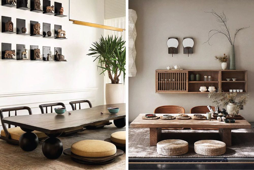 Japanese modern dining table design