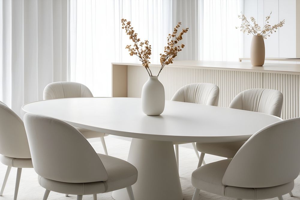 Ultra minimalist dining room tables with modern design