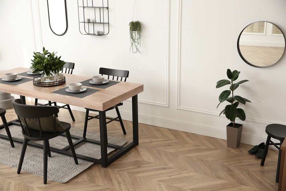 Industrial dining ideas for small spaces