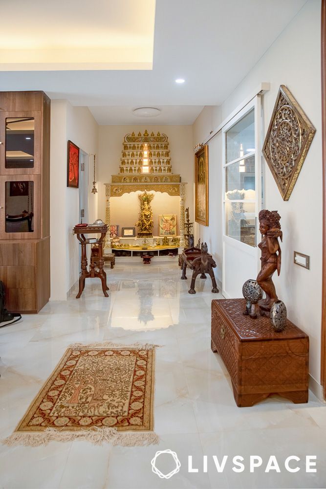 mandir facing direction in home