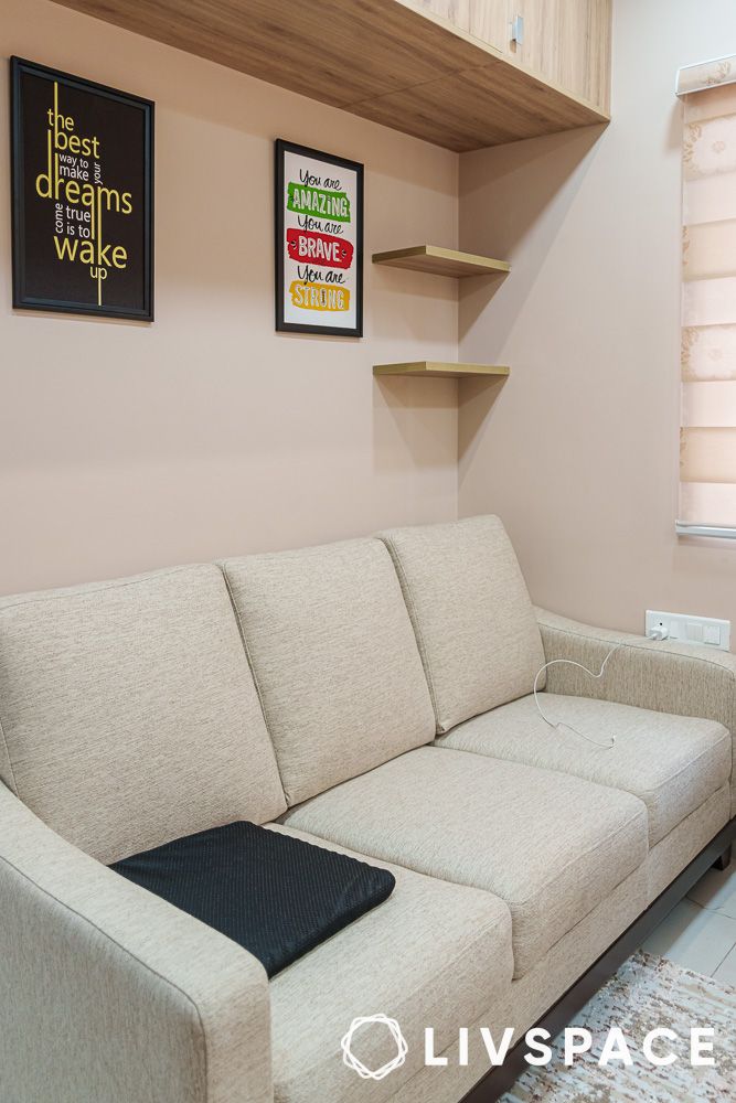 Cosy sitting nook in the home office