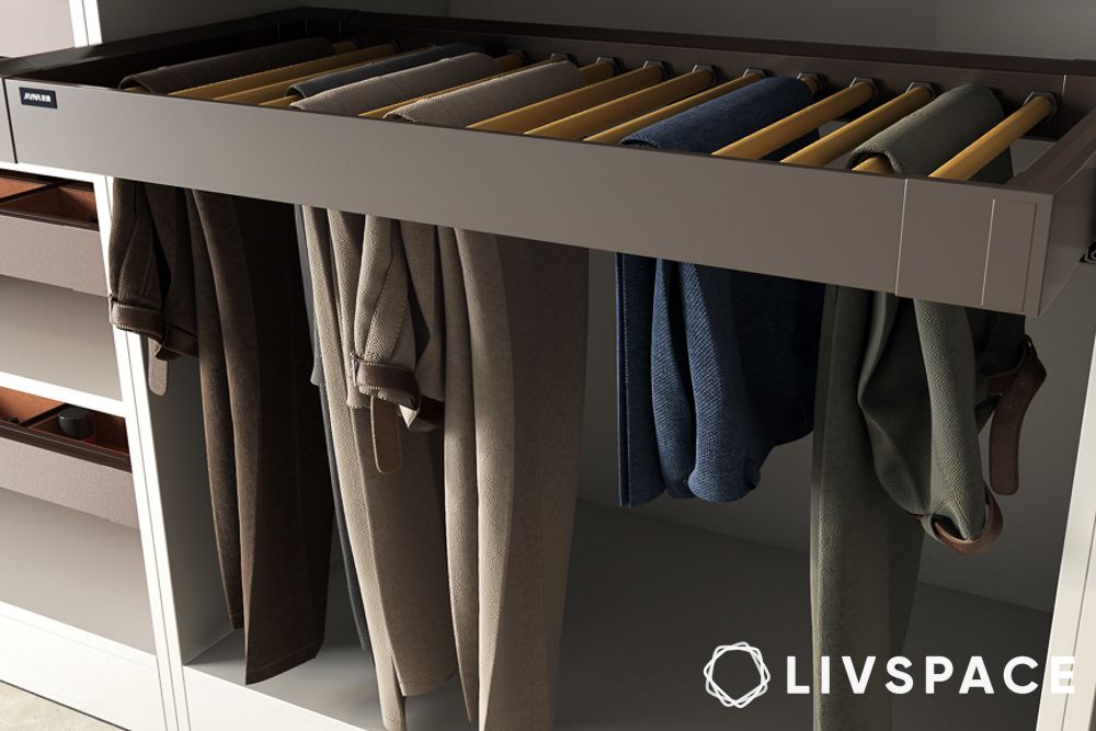 pants rack for inside of almirah