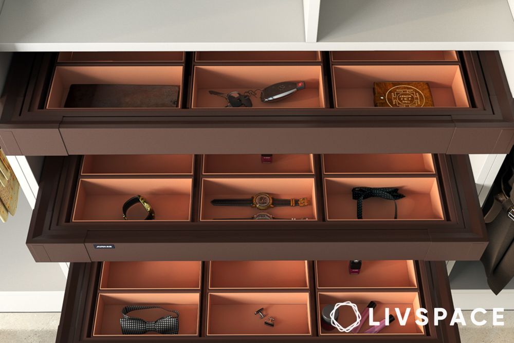 accessories rack for wardrobes