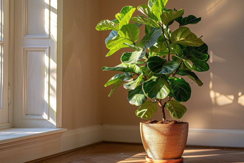 vastu shastra for fiddle leaf fig plants kept near a window