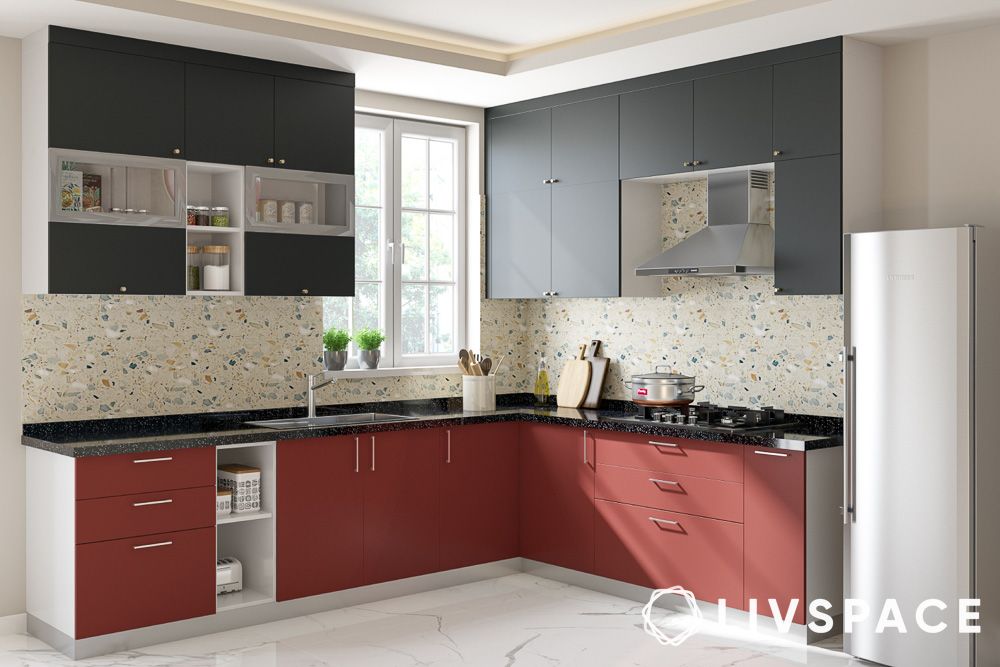 terrazzo tiles in a modern kitchen