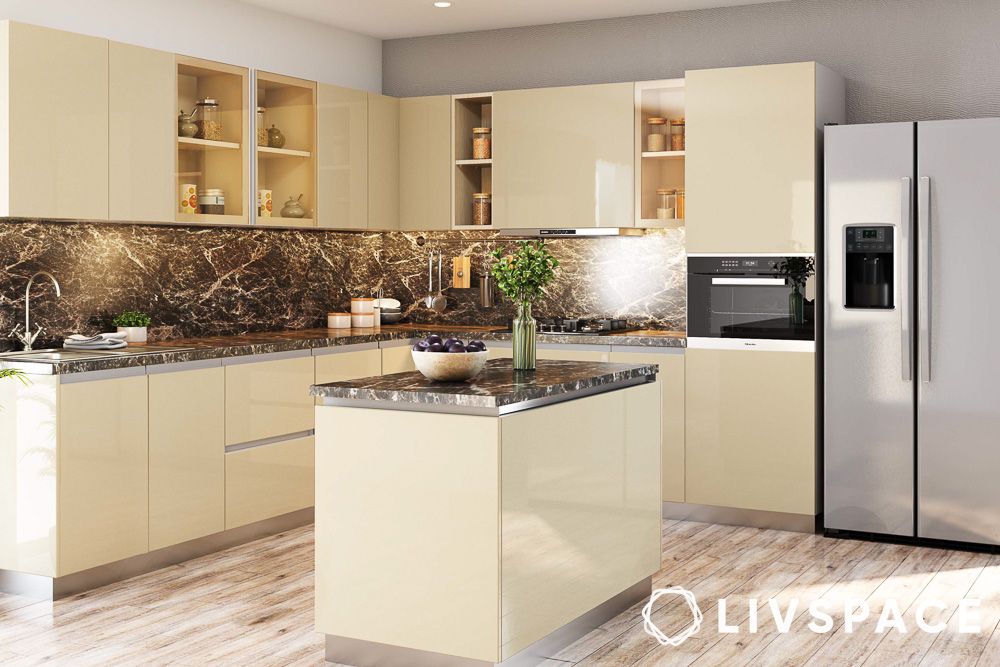 granite tiles kitchen backsplash