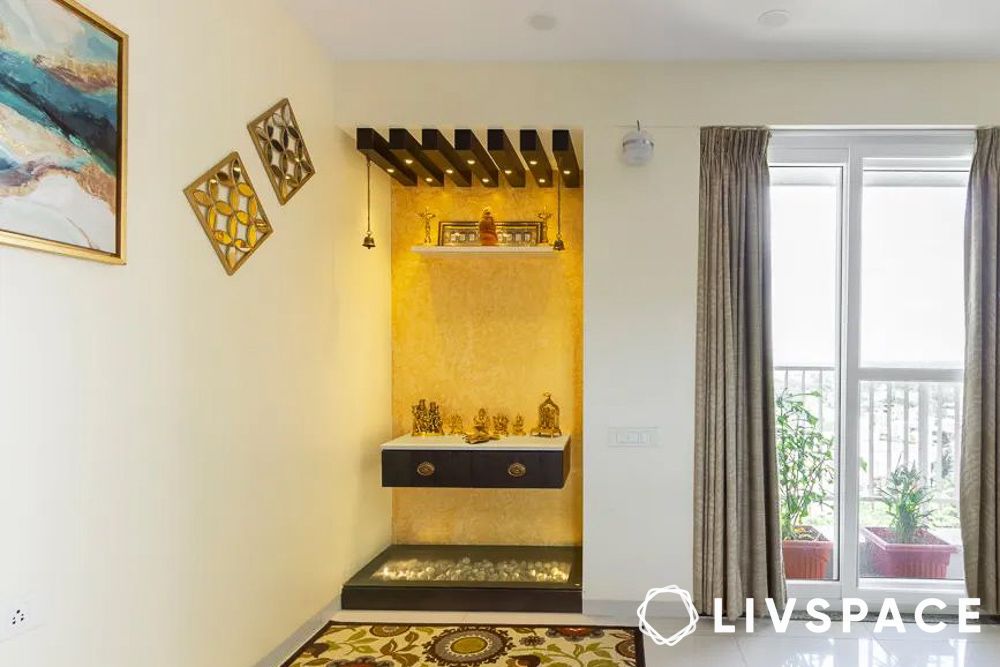 wooden pooja mandir designs for home