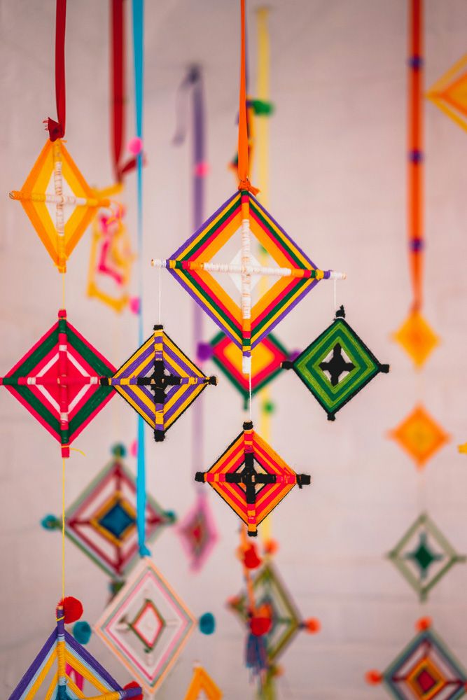 colourful sankranti decor
