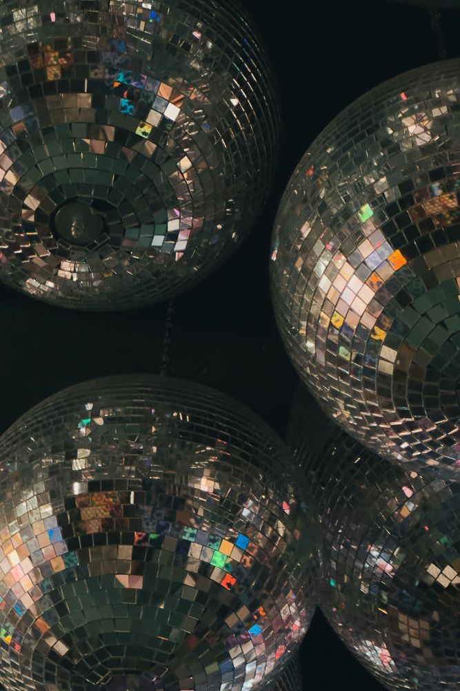 new year decor disco lights