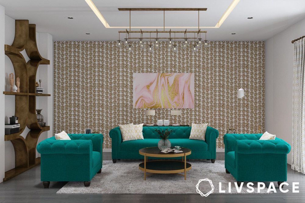 emerald green sofa colour combinations